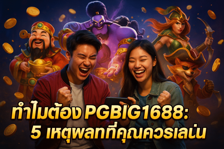 ทำไมต้อง PGBIG1688: 5 เหตุผลที่คุณควรเล่น