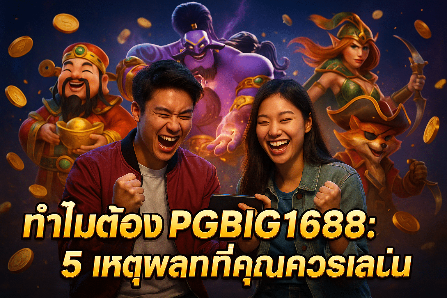 ทำไมต้อง PGBIG1688: 5 เหตุผลที่คุณควรเล่น