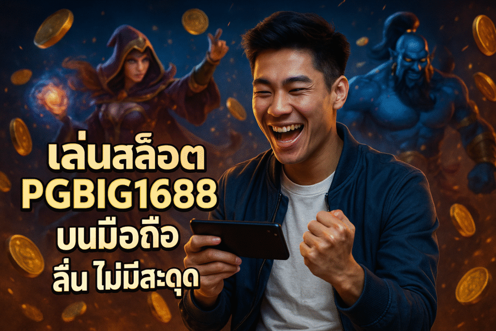 เล่นสล็อต PGBIG1688 บนมือถือ ลื่น ไม่มีสะดุด