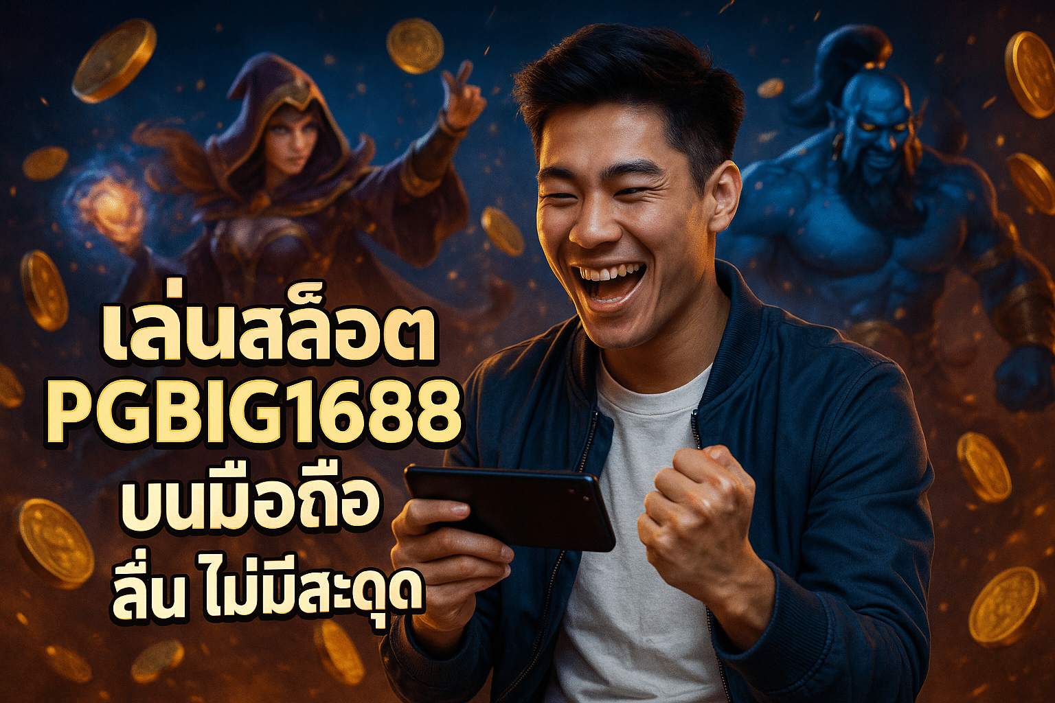 เล่นสล็อต PGBIG1688 บนมือถือ ลื่น ไม่มีสะดุด