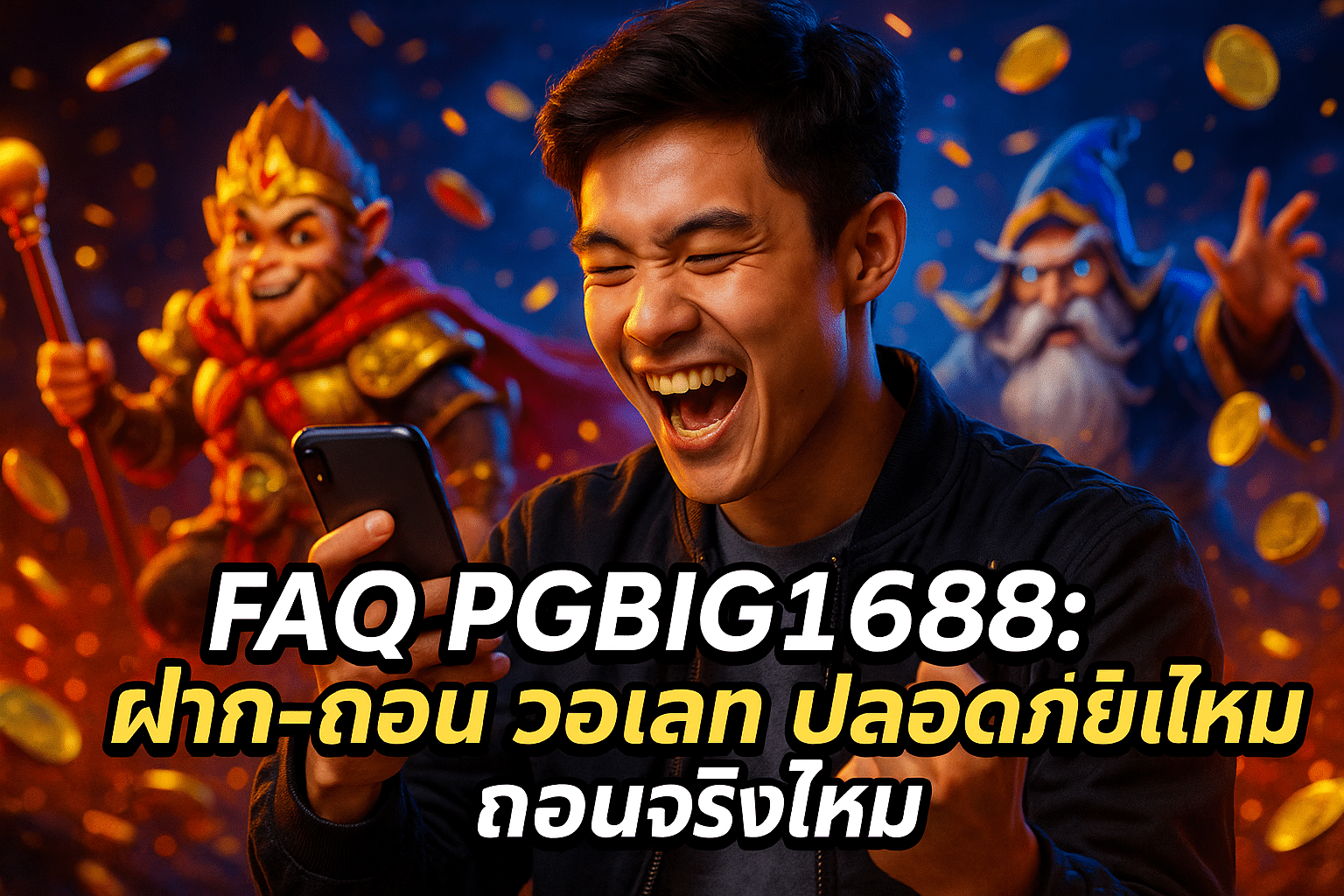 FAQ PGBIG1688: ฝาก-ถอน วอเลท ปลอดภัยไหม ถอนจริงไหม