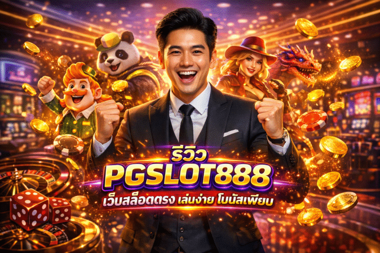 รีวิว PGSLOT888 เว็บสล็อตตรง เล่นง่าย โบนัสเพียบ