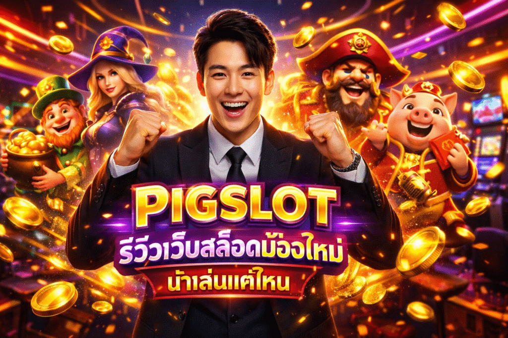 PIGSLOT รีวิวเว็บสล็อตน้องใหม่ น่าเล่นแค่ไหน