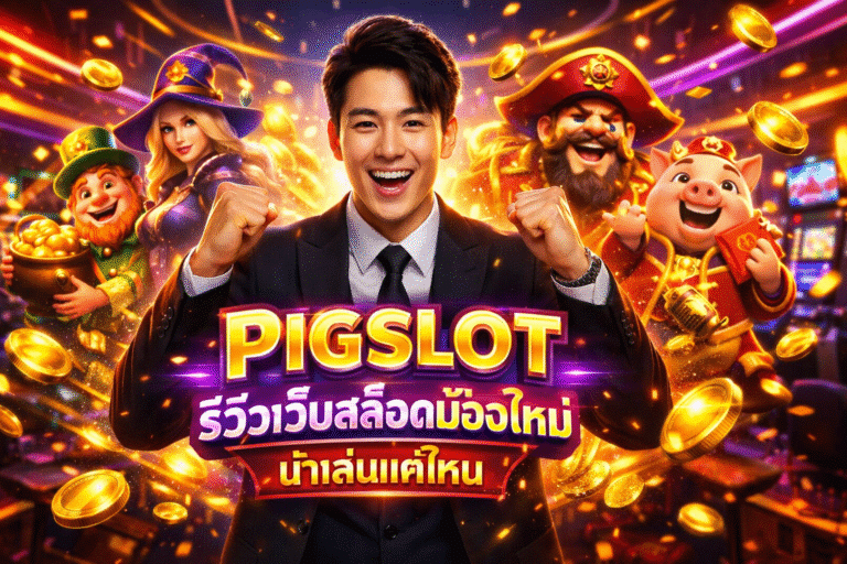 PIGSLOT รีวิวเว็บสล็อตน้องใหม่ น่าเล่นแค่ไหน