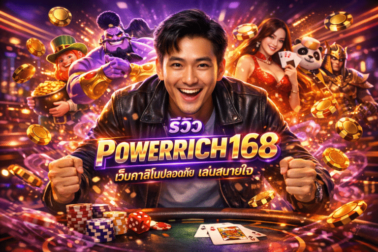 รีวิว POWERRICH168 เว็บคาสิโนปลอดภัย เล่นสบายใจ